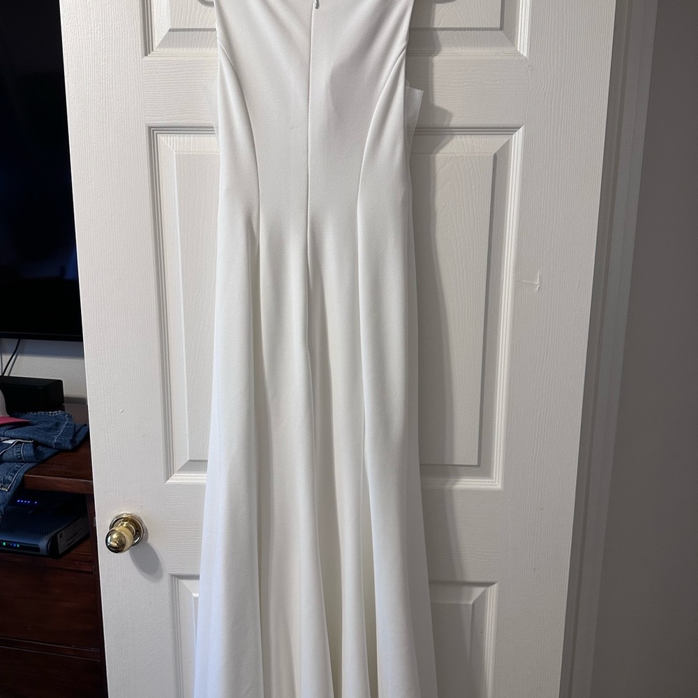 Azazie bridal dress, mesh cutout size 6 - Picture 8 of 15